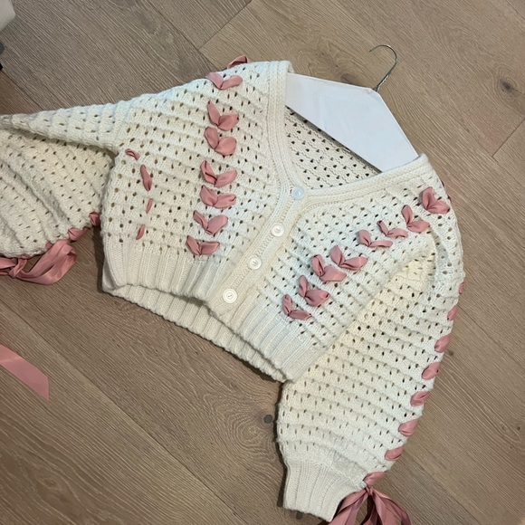 FOR LOVE AND LEMONS LAUREL CARDIGAN XXS - Picture 5 of 10
